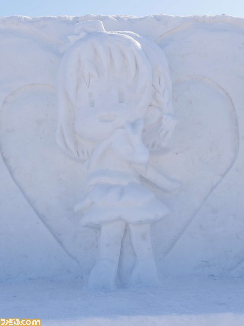 『FFVII』や『ラブライブ！サンシャイン!!』、雪ミクなど人気キャラの雪像が並んださっぽろ雪まつり_19