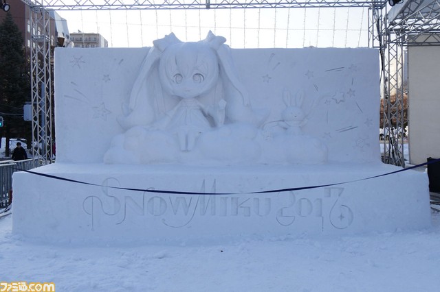 Ffvii や ラブライブ サンシャイン 雪ミクなど人気キャラの雪像が並んださっぽろ雪まつり ファミ通 Com