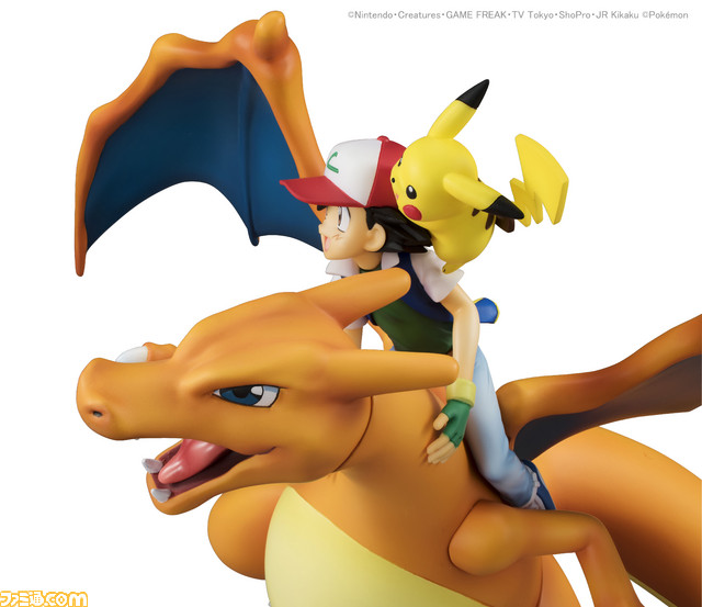 アニメ『ポケットモンスター』リザードンがサトシ＆ピカチュウを乗せてフィギュア化！_08