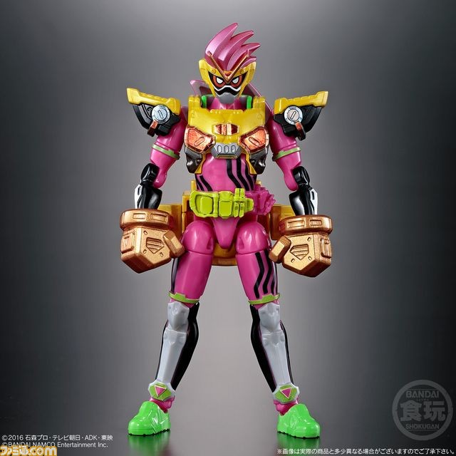 パックマンの力を宿した仮面ライダーエグゼイドなど ナムコ歴代ゲーム形態のライダーフィギュア食玩が3種セットで限定発売 ファミ通 Com