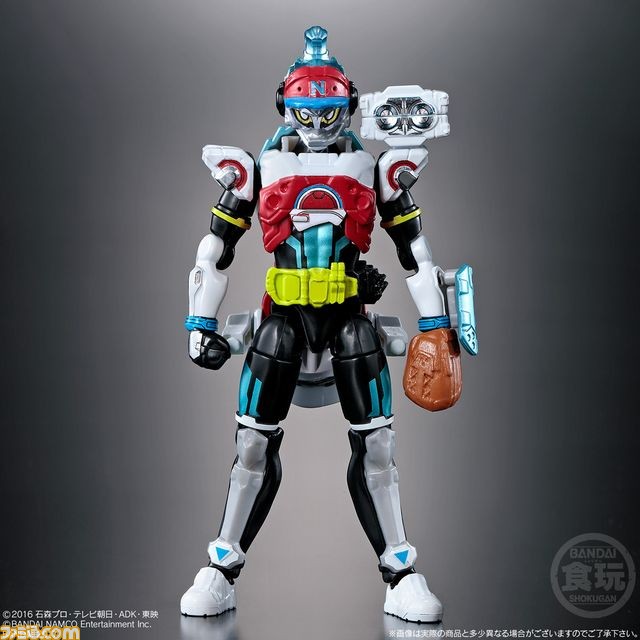 パックマンの力を宿した仮面ライダーエグゼイドなど、ナムコ歴代ゲーム形態のライダーフィギュア食玩が3種セットで限定発売_03