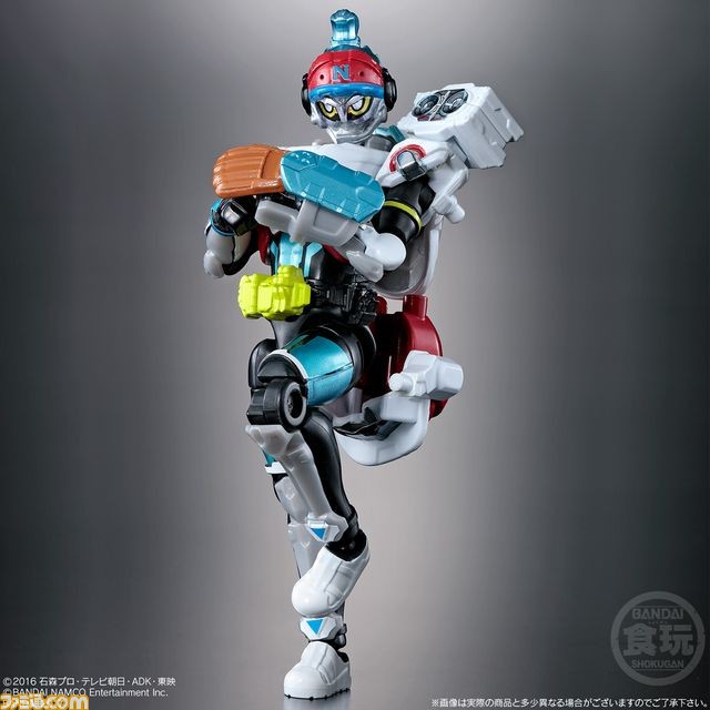パックマンの力を宿した仮面ライダーエグゼイドなど、ナムコ歴代ゲーム形態のライダーフィギュア食玩が3種セットで限定発売_08
