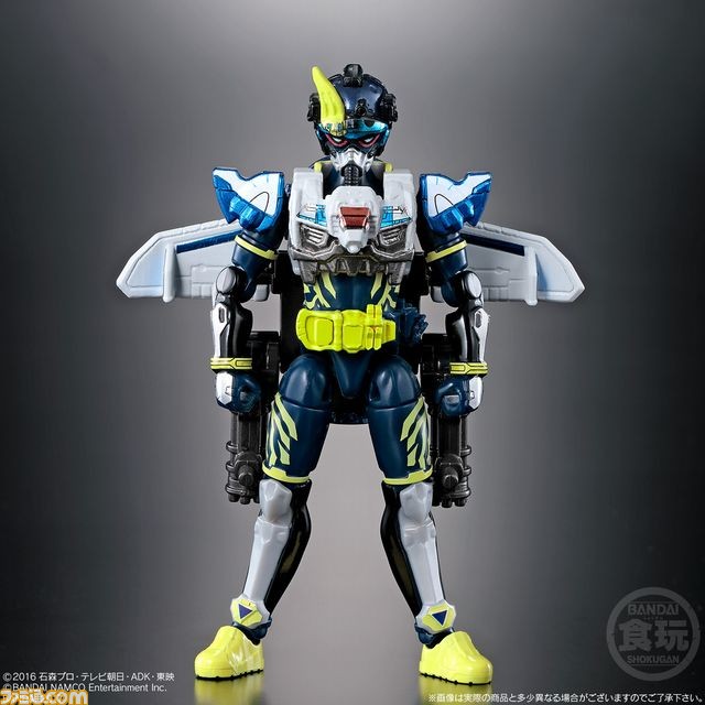 パックマンの力を宿した仮面ライダーエグゼイドなど、ナムコ歴代ゲーム形態のライダーフィギュア食玩が3種セットで限定発売_04