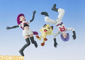 アニメ ポケットモンスター サトシ ロケット団がセットになった可動フィギュアが限定発売 アニメ キャラクター