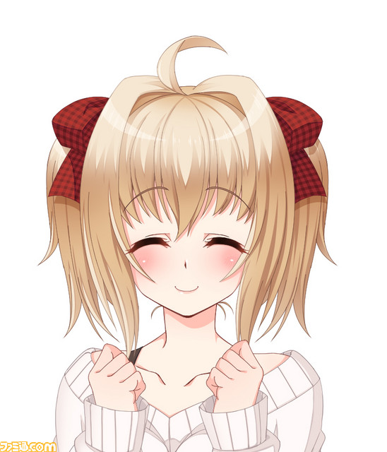 破顔(頬染め)