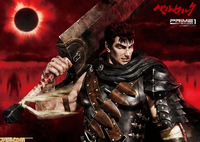 マンガ『ベルセルク』の“黒い剣士”ガッツが全高約90cm、詳細なディテールまで表現して立体化_31