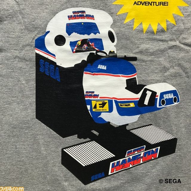 セガのレトロゲームTシャツ『エンデューロレーサー』と