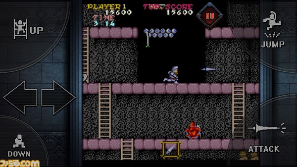 横スクロールアクションの名作がスマホアプリ化！ 『魔界村 モバイル』配信開始_02