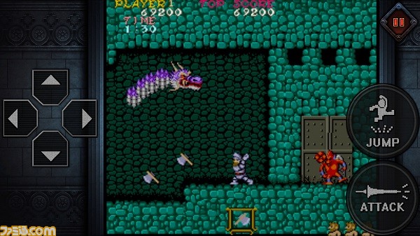 横スクロールアクションの名作がスマホアプリ化！ 『魔界村 モバイル』配信開始_05