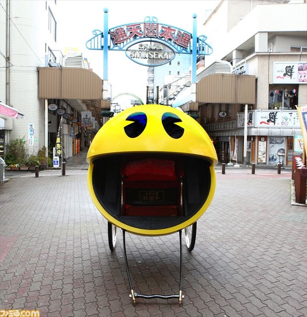 『パックマン』人力車が大阪を駆け抜ける！ 3月25日～26日、通天閣付近で乗れるチャンス_05