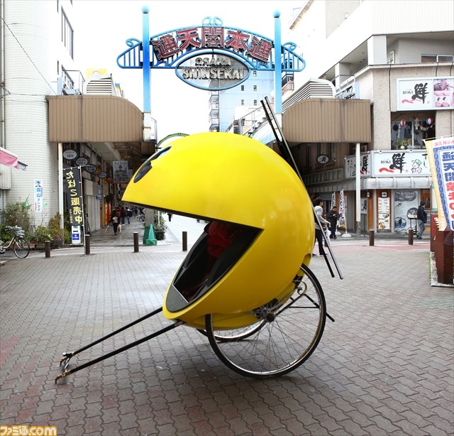 『パックマン』人力車が大阪を駆け抜ける！ 3月25日～26日、通天閣付近で乗れるチャンス_06