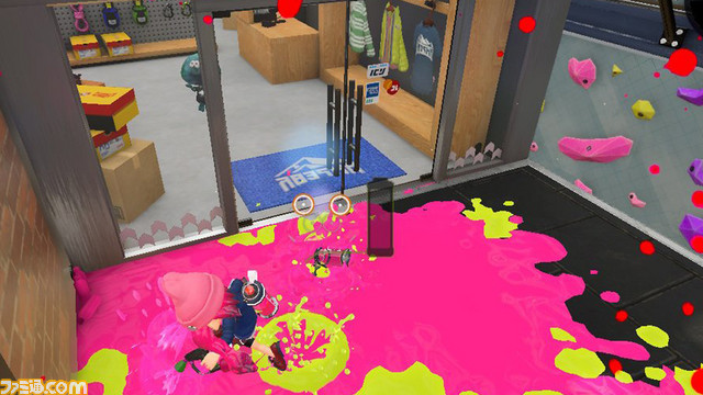 寿司屋にスポーツ用品店!?　『スプラトゥーン2』先行試射会の2ステージの見どころはココ!? “イカ4コマ”でおなじみ高橋きの先生の“きの散歩”リポート_07