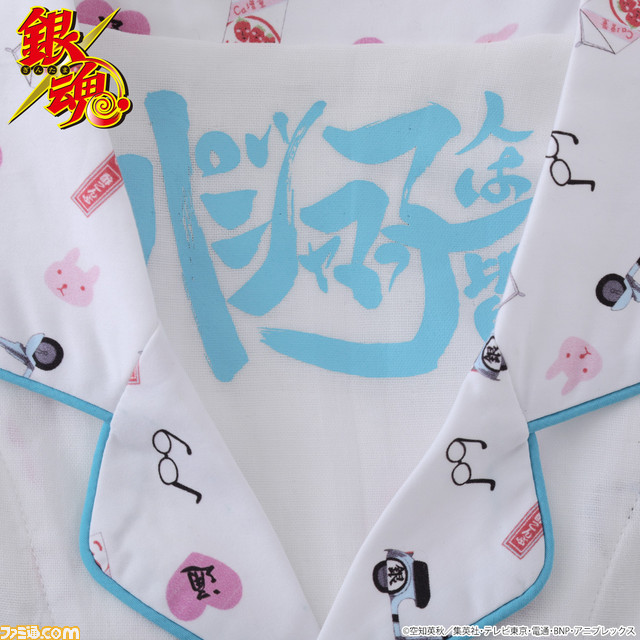 アニメ『銀魂』銀さん＆沖田の寝起きをイメージしたパジャマセットが発売決定_09