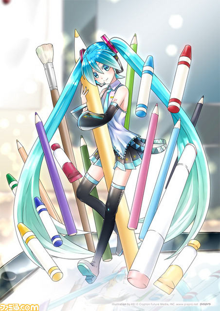 初音ミクの塗り絵 発売記念 塗り絵コンテスト審査結果を発表 力作1175点が集う ファミ通 Com