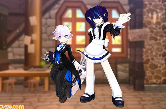 ELSWORD　エルソード　実績システム　執事　メイド　コスプレ衣装 ELSWORD エルソード 実績システム 執事 メイド コスプレ衣装