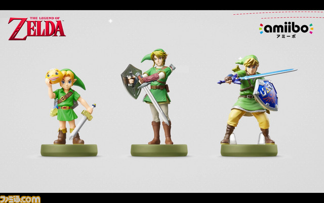 ゼルダの伝説』から3種類のリンクのamiiboが6月22日に、『スマブラ ...