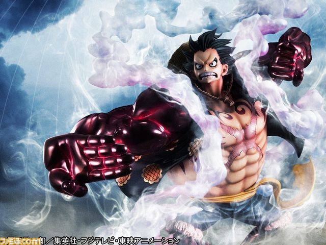 アニメ『ONE PIECE』ルフィのギア“4”発動姿が約30cmで立体化！金剛力士像のようなポーズ・表情を再現_06