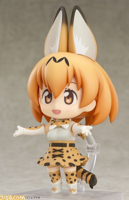 『けものフレンズ』“ねんどろいど サーバル”の彩色原型が公開、3種類の表情パーツや“集中線プレート”でいろいろ楽しめる！_04