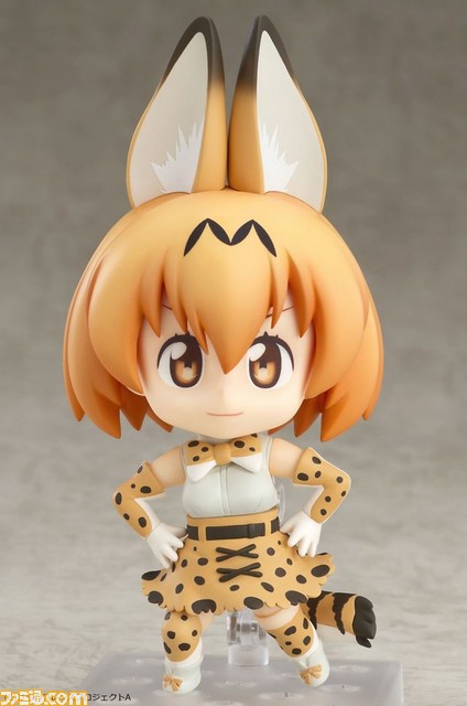 『けものフレンズ』“ねんどろいど サーバル”の彩色原型が公開、3種類の表情パーツや“集中線プレート”でいろいろ楽しめる！_02