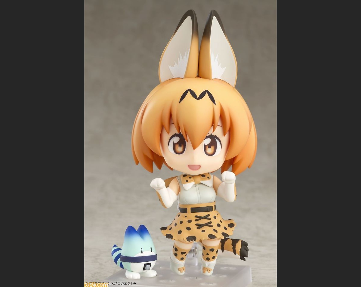 けものフレンズ ねんどろいど サーバル の彩色原型が公開 3種類の表情パーツや 集中線プレート でいろいろ楽しめる ファミ通 Com