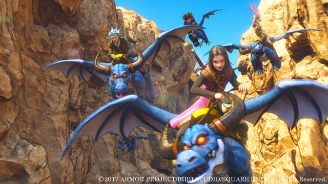『ドラゴンクエストXI 過ぎ去りし時を求めて』公式サイトが更新、モンスターに乗って道なき道を進め!_01