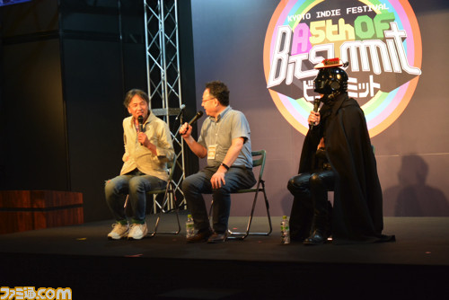 松浦雅也氏 吉田修平氏 サカモト教授がbitsummitメインステージに登場 新作音楽 ゲーム Project Rap Rabbit をアピール A 5th Of Bitsummit ファミ通 Com