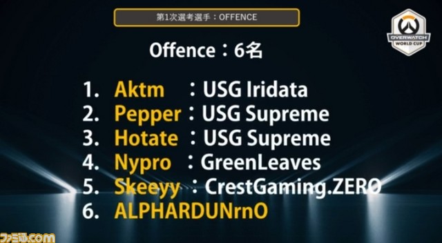 日本代表競技委員会が“Overwatch World Cup”について今後の方針や方向性を説明 1次選出メンバー18名も明らかに_07