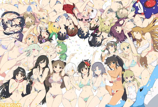 閃乱カグラ PEACH BEACH SPLASH』の公式イラスト集が発売決定