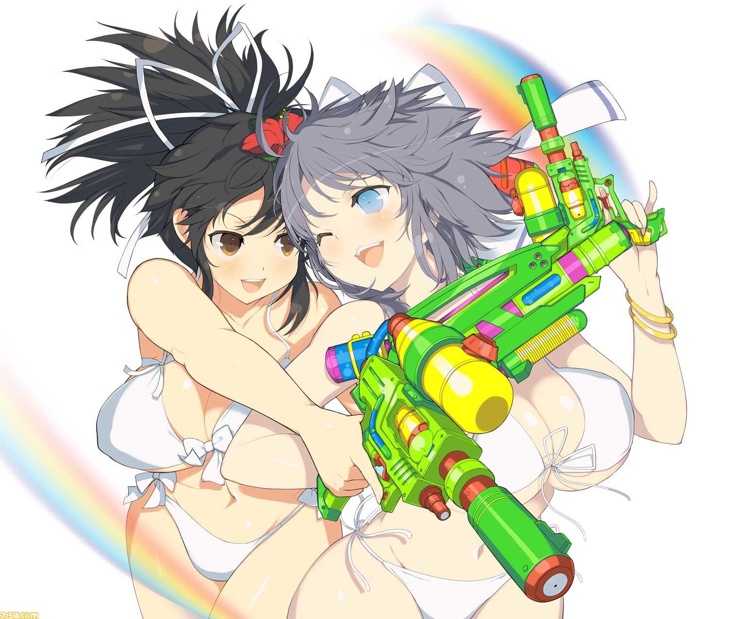 閃乱カグラ Peach Beach Splash の公式イラスト集が発売決定 等身大添い寝シーツの描き下ろしキャラを決める投票企画もスタート ファミ通 Com