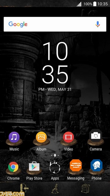 あなたのxperiaを Dark Souls Iii 仕様に ゲームの世界観にどっぷり浸れるテーマが無料配信 ファミ通 Com