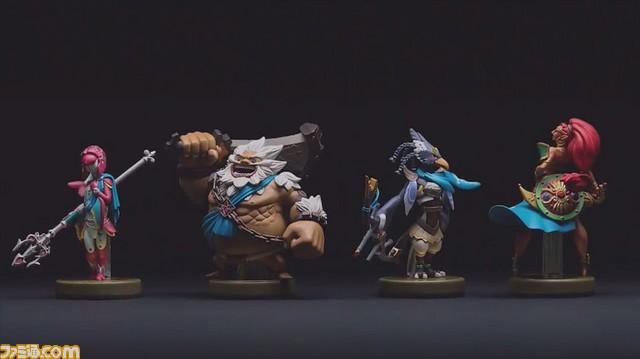 ゼルダの伝説 ブレス オブ ザ ワイルド』の4英傑amiiboが出るよ