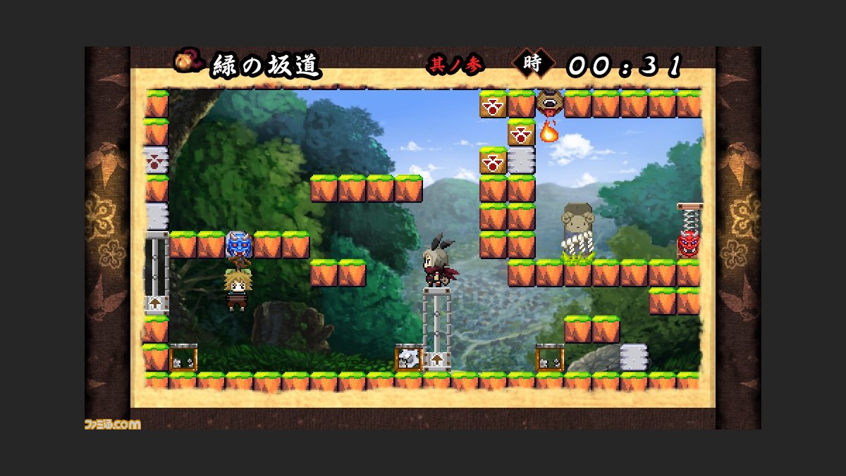 疾風のうさぎ丸 ふたつの冒険譚 が7月7日に配信決定 さまざまな道具やアクションを駆使して捕らわれた村人を救出するアクションパズル ファミ通 Com