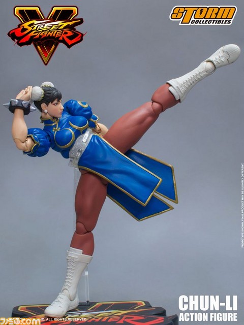 『ストV』春麗が可動アクションフィギュアに！ 多彩なパーツで“気功拳”や“百裂脚”など再現_17