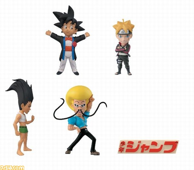 歴代『ジャンプ』キャラクターフィギュアなどのアミューズメント