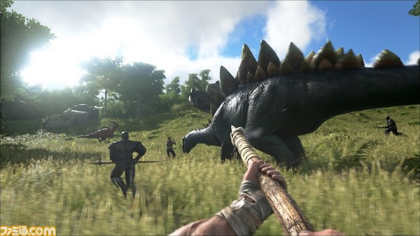 Multiplay マルチプレイ 最大100人でのサバイバル生活 Ark Survival Evolved ファミ通 Com特設サイト ファミ通 Com