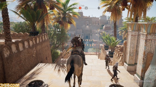 アサシン クリード オリジンズ プレイリポート 広大なエジプトを自由に探検 Gamescom 17 ファミ通 Com