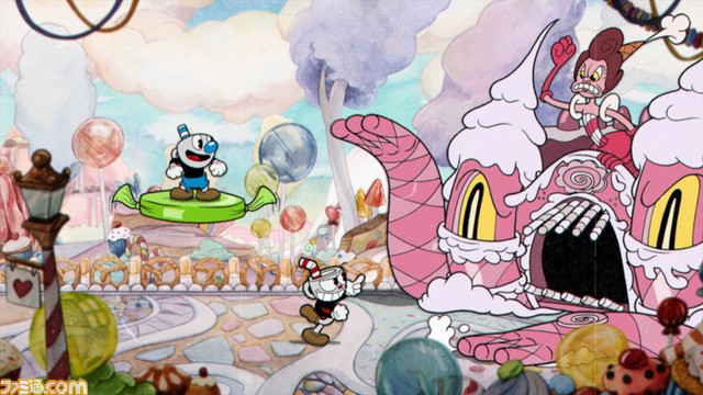 Cuphead 1930年代のカートゥーンと1980年代のレトロゲームの魅力が融合したアクションゲーム Gamescom 17 ファミ通 Com