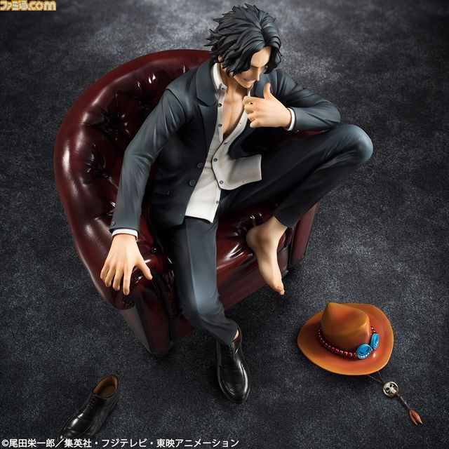『ONE PIECE』ルフィの義兄“エース”がスーツを着崩し腰掛ける姿で立体化_08