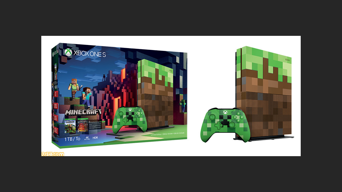Xbox One S 1 TB Minecraft リミテッドエディション”が日本国内で10月5 
