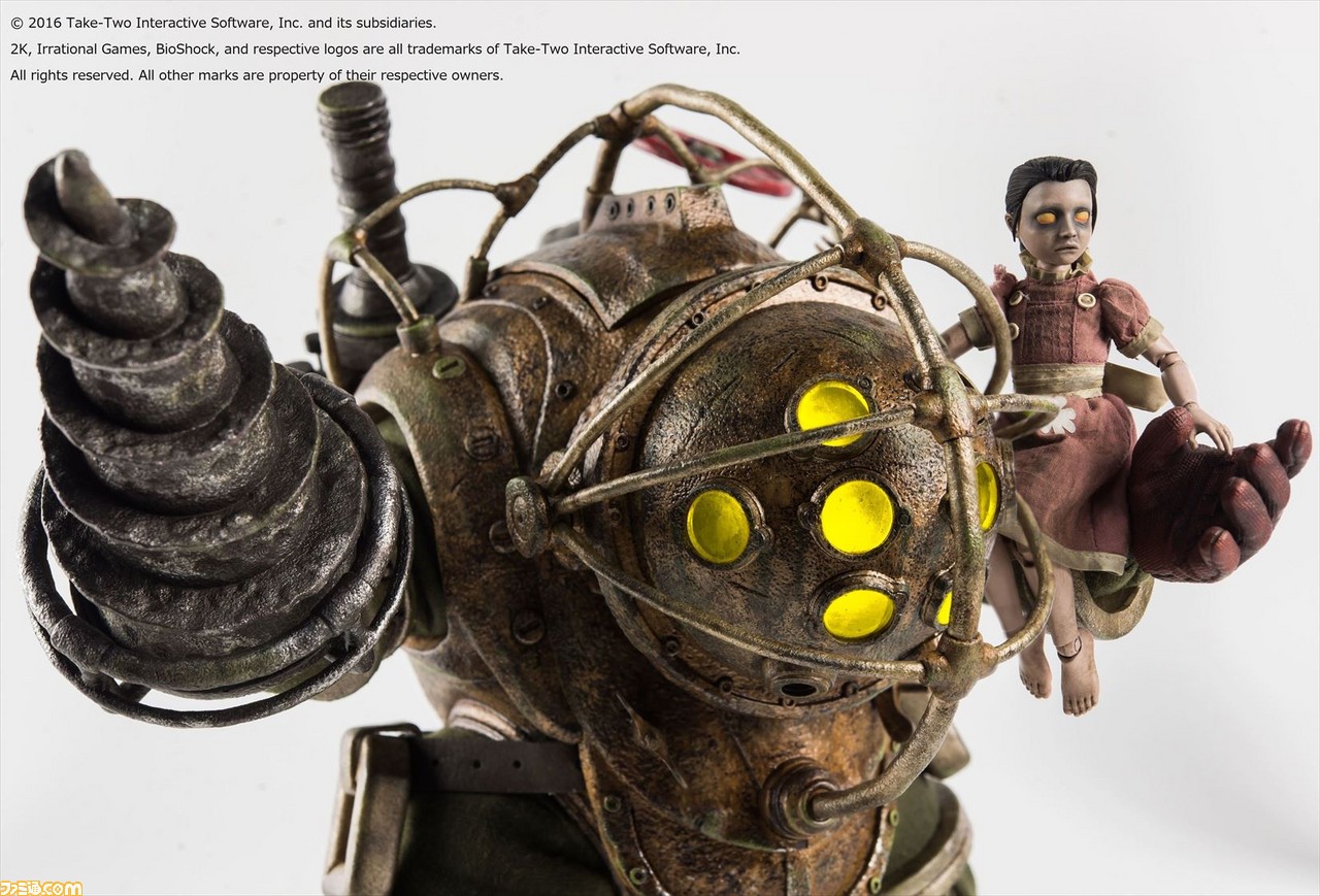ビッグダディ”の1/6フィギュアが予約開始！ 『バイオショック』の顔と 