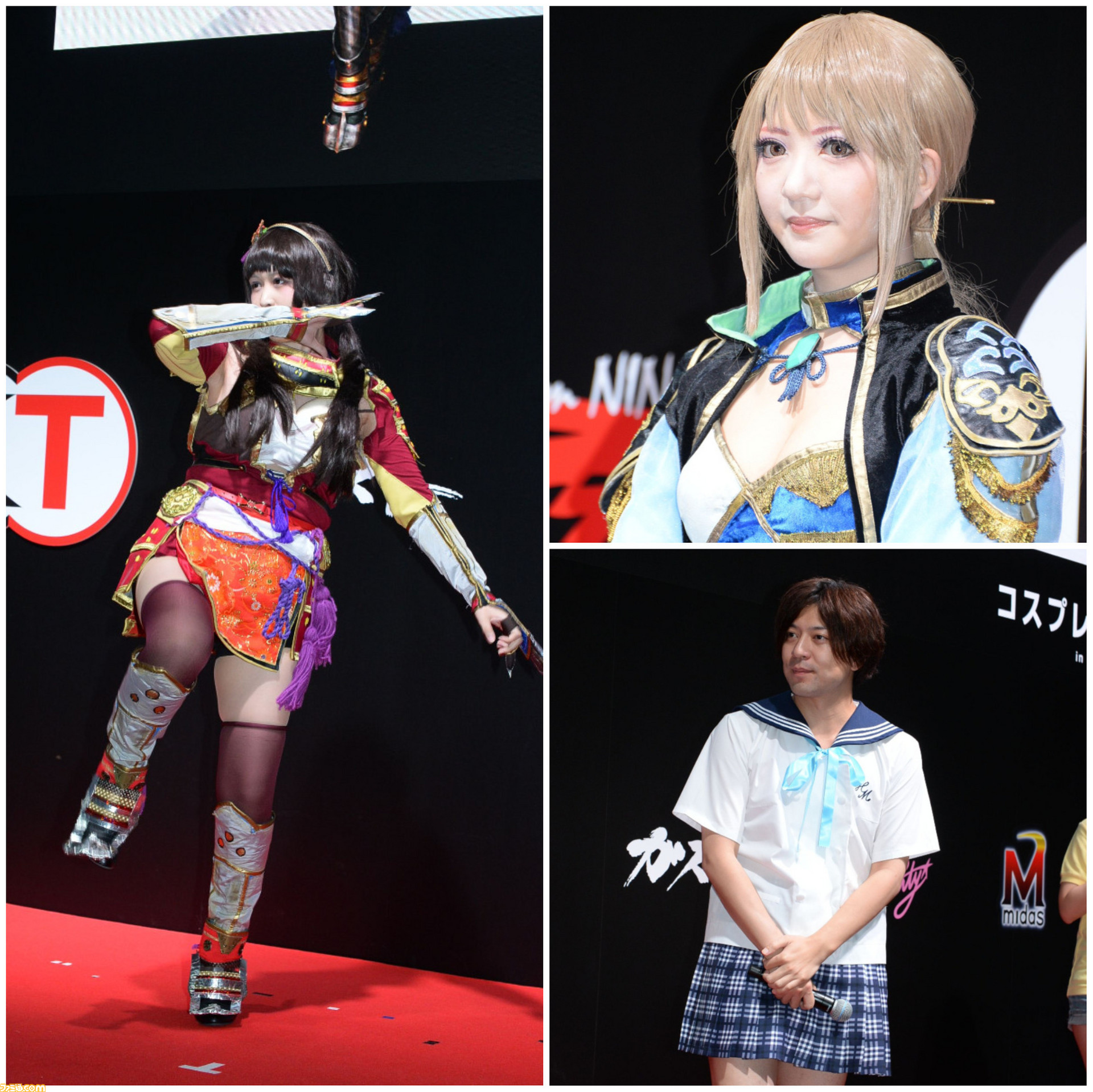 7名のコスプレイヤーが魅せる 岸田メル氏もコスプレ姿で登場した コーエーテクモ コスプレコンテスト をリポート Tgs17 ファミ通 Com 7名のコスプレイヤーが魅せる 岸田メル氏もコスプレ姿で登場した コーエーテクモ コスプレコンテスト をリポート Tgs17 ファミ通 Com