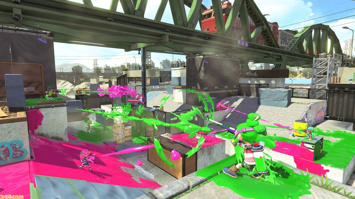 スプラトゥーン2』新しいバトルステージ“エンガワ河川敷”が10月6日23時に追加 - ファミ通.com