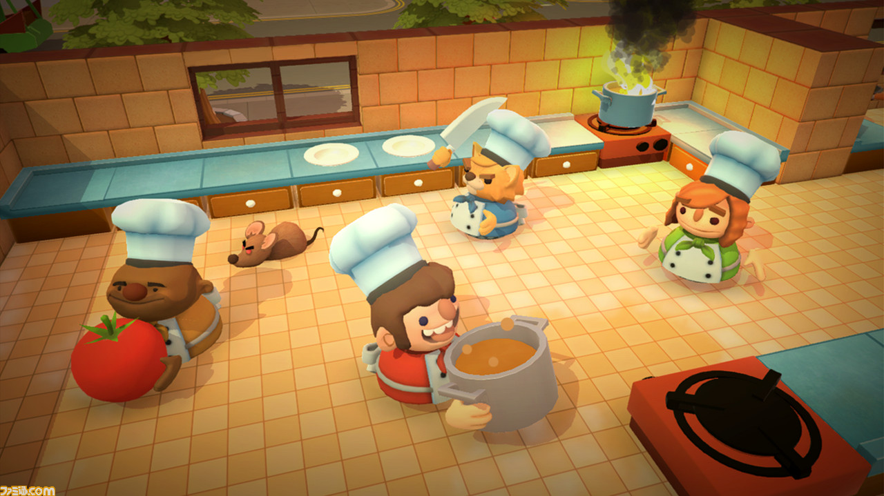 はちゃめちゃクッキングアクションゲーム Overcooked Nintendo Switchで配信開始 ファミ通 Com