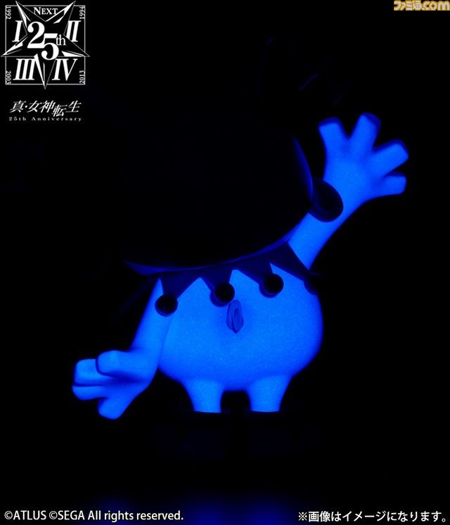 『真・女神転生』ジャックフロストがビッグなソフビに！ 暗闇で青白く光る蓄光仕様で登場_07