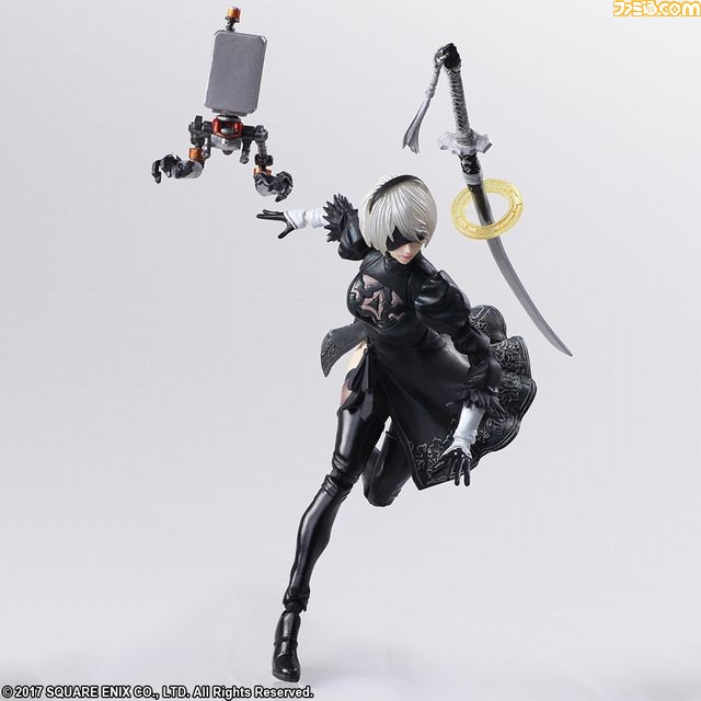 『NieR:Automata』“2B”と“機械生命体”アクションフィギュアが手のひらサイズで登場_08