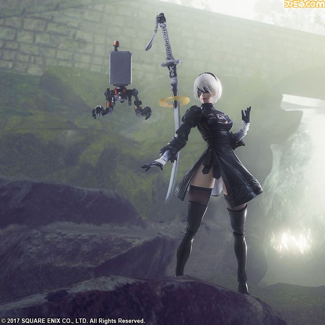 『NieR:Automata』“2B”と“機械生命体”アクションフィギュアが手のひらサイズで登場_12