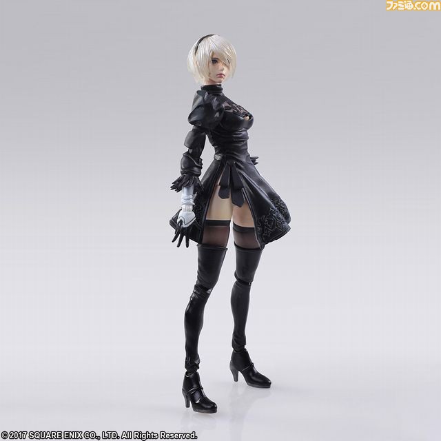 『NieR:Automata』“2B”と“機械生命体”アクションフィギュアが手のひらサイズで登場_03