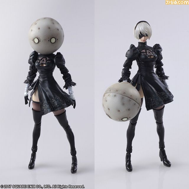 『NieR:Automata』“2B”と“機械生命体”アクションフィギュアが手のひらサイズで登場_09