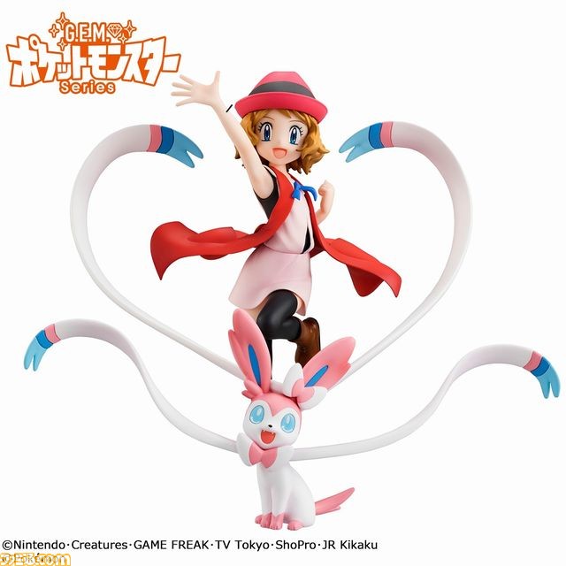 アニメ ポケットモンスターxy ショートカットの セレナ と ニンフィア がセットで立体化 ファミ通 Com