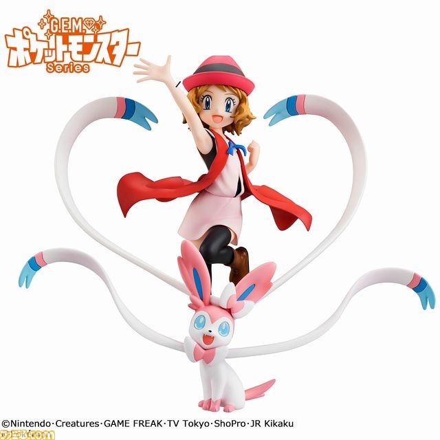 アニメ ポケットモンスターxy ショートカットの セレナ と ニンフィア がセットで立体化 ファミ通 Com